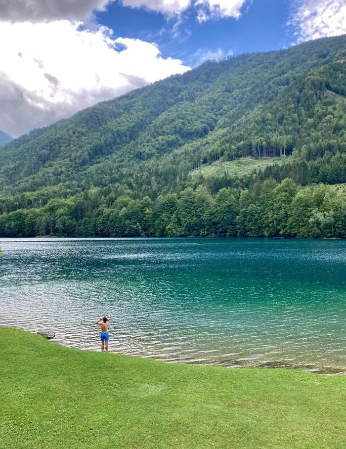 Der gut gefüllte Freibacher Stausee vor knapp zwei Jahren