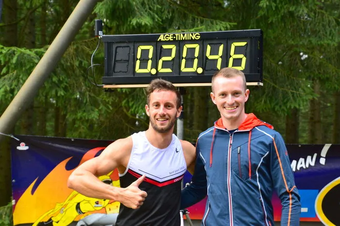Vorjahressieger Christof Großegger und der aktuelle Champ Stefan Geier.