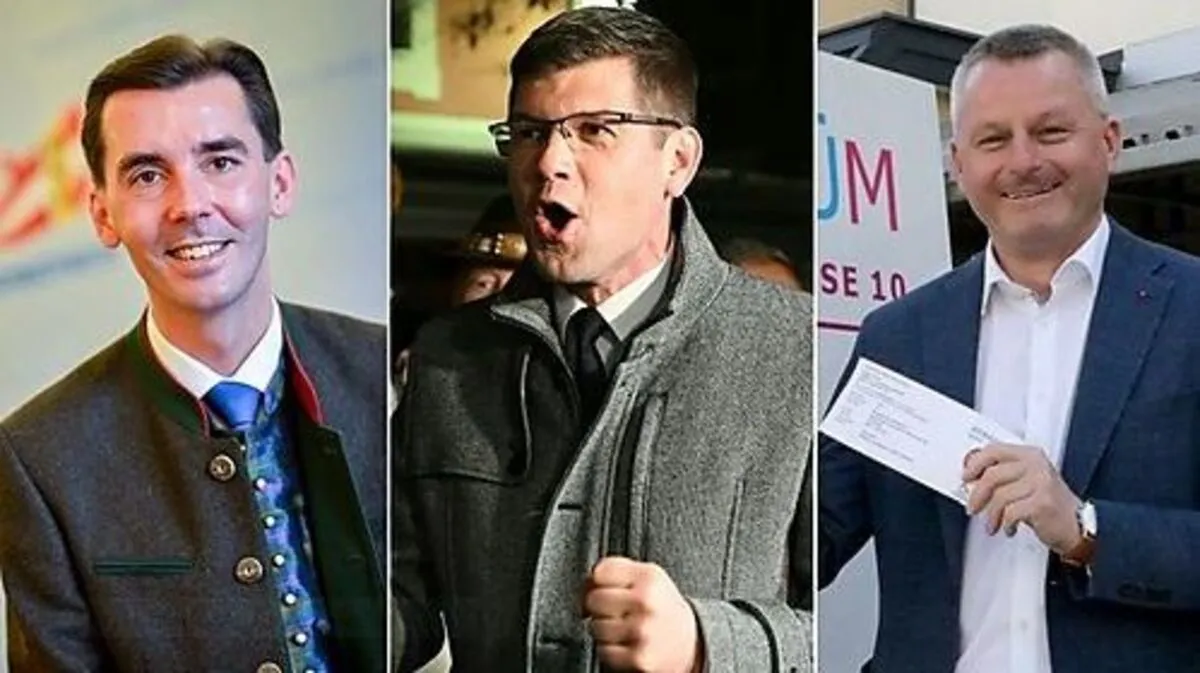 Josef Ofner, Martin Gruber und Günter Leikam (von links)