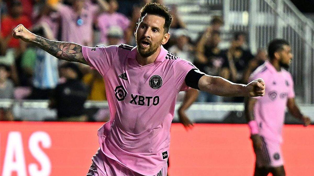 Lionel Messi scheint sich in der MLS wohl zu fühlen