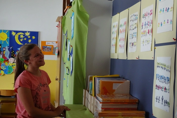 Die Klassenräume verwandelten sich in Galerien.