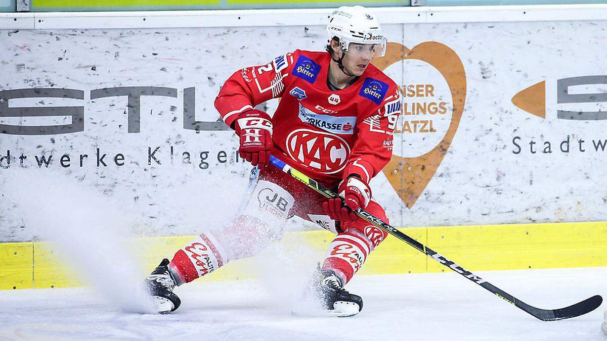 Clemens Unterweger wird immer mehr eine Schlüsselfigur in der KAC-Abwehr