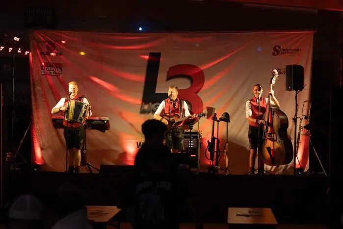 Die Band Ligist 3 sorgte für ausgelassene Stimmung.