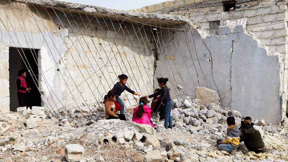 Das Erdbeben hat in Syrien eine Spur der Verwüstung hinterlassen 