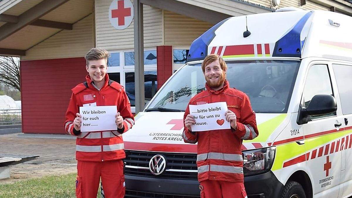 Rettungssanitäter bitten um Verständnis für die Maßnahmen