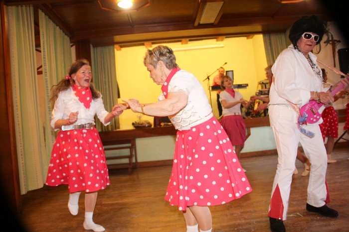 Die Frauen des Seniorenbundes St. Peter ob Judenburg begeisterten mit einer Rock'n'Roll-Aufführung.