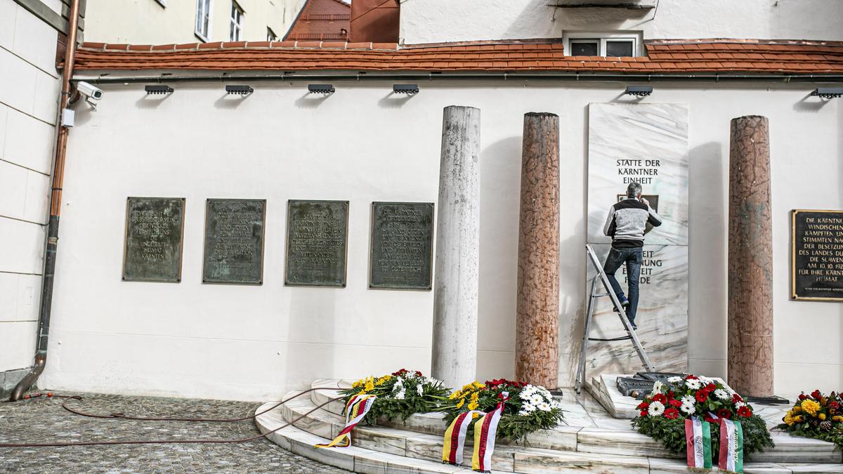 An der Stätte der Kärntner Einheit im Landhaushof Klagenfurt laden Heimat- und Traditionsverbände zur eigenen 10.-Oktober-Feier