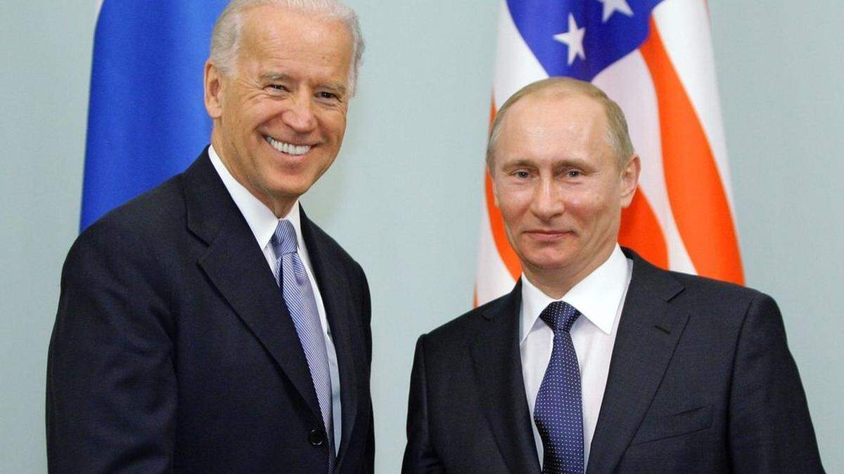 Biden und Putin auf einem Archivfoto von 2011 