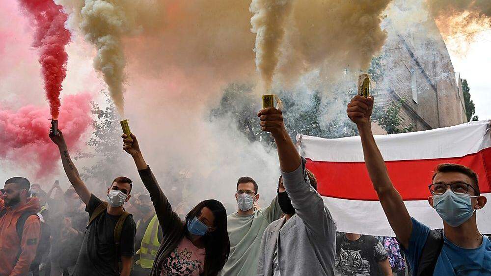 Die Proteste in Weißrussland halten an