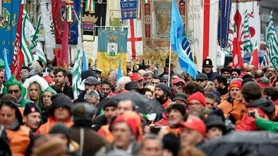 Antifaschistische Kundgebungen in Rom 