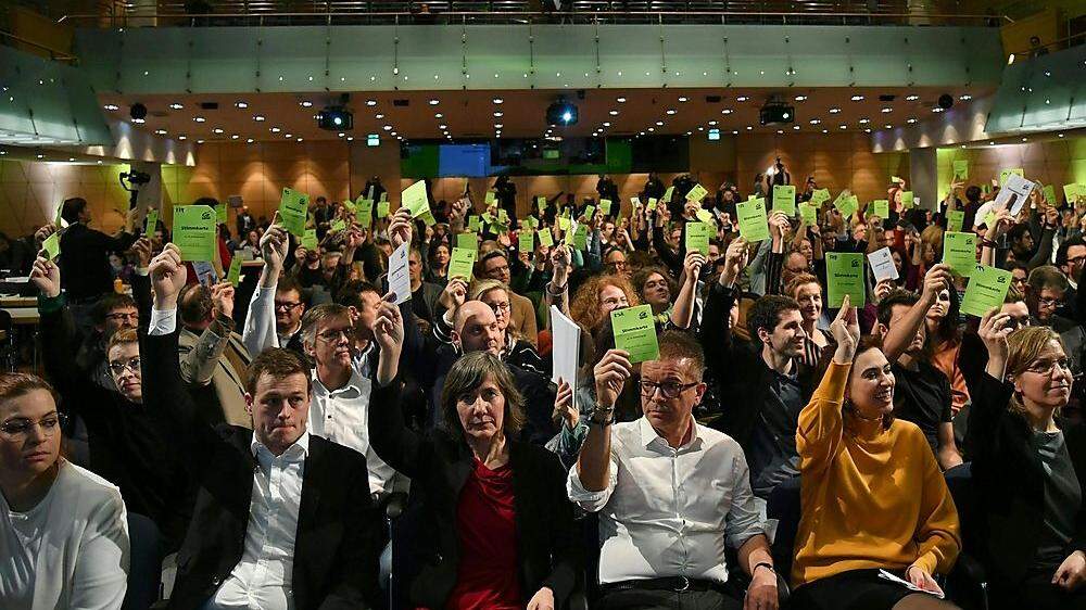 Große Mehrheit der Grünen stimmte für Koalition