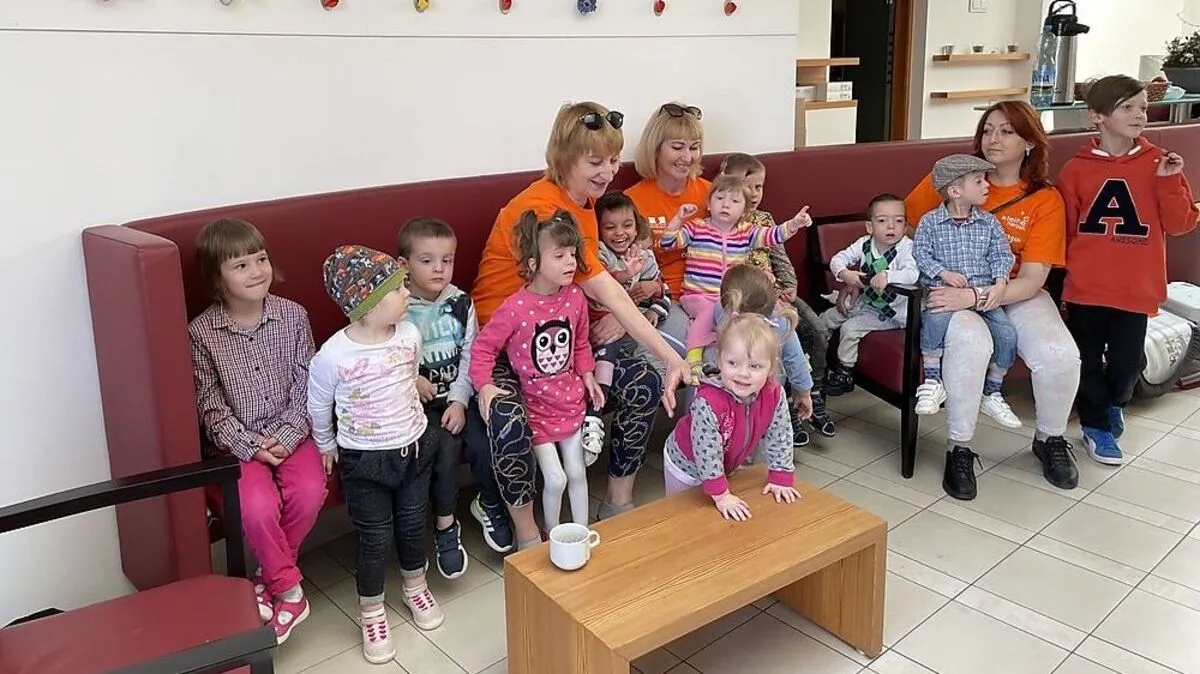 Im Hotel "Das Gogers" haben die 63 Waisenkinder ein vorübergehendes zu Hause gefunden.