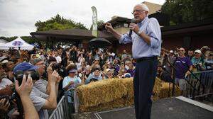 Bernie Sanders auf der Iowa State Fair