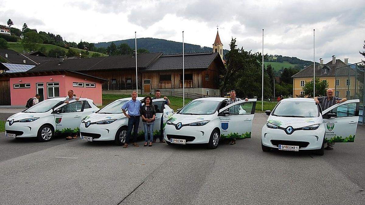 Vier E-Autos stehen im Lieser-Maltatal zur Verfügung