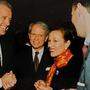 Joe Biden, dessen Berater Michael Haltzel, Benita Ferrero-Waldner und der jetzige österreichische Botschafter in den USA, Martin Weiss beim  Nato-Gipfel 1999 in Washington