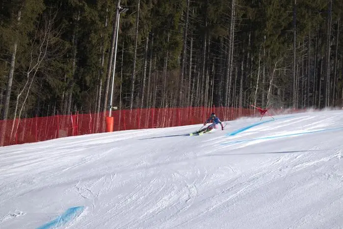 Die Piste war in hervorragendem Zustand und ließ in beiden Durchgängen große Spannung zu