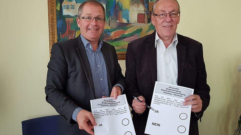 In Voitsberg stimmten die Bürger eindeutig für die Fusion, in Bärnbach wird noch ausgezählt