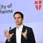 Vizebürgermeister Christoph Wiederkehr (NEOS) während einer Pressekonferenz zum Untersuchungsbericht 