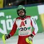SCHLADMING,AUSTRIA,29.JAN.25 - ALPINE SKIING - FIS World Cup, night slalom, men. Image shows Johannes Strolz (AUT).
Photo: GEPA pictures/ Hans Oberlaender