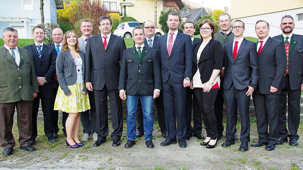 Der neue Gemeinderat der Breitenau