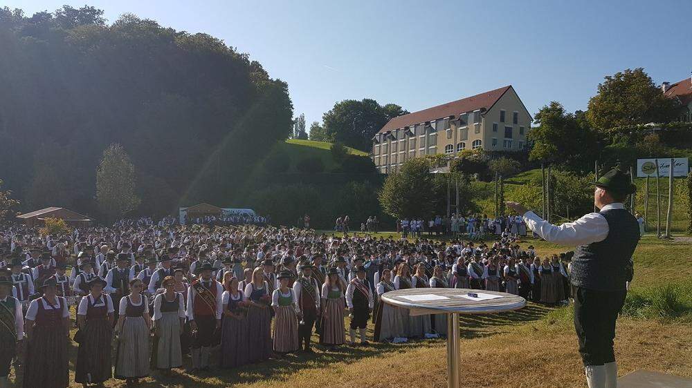Das Leibnitzer Bezirksmusikfest in Gamlitz ist heuer das größte Musikertreffen der Steiermark