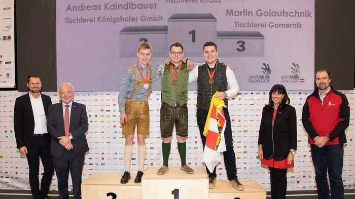 Julian Fink holte sich den Staatsmeistertitel bei den Tischlern