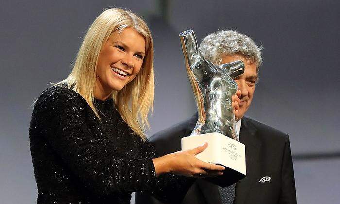 Die Norwegerin Ada Hegerberg ist Europas Fußballerin des Jahres