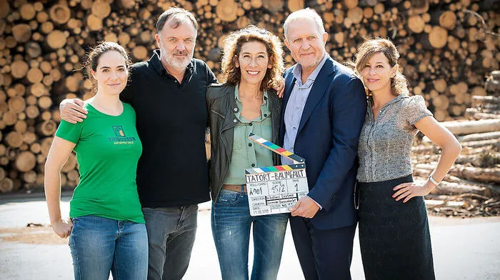 Film-Team vor Ort