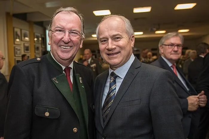 Immer dabei: Landesrat Hans Seitinger (rechts).