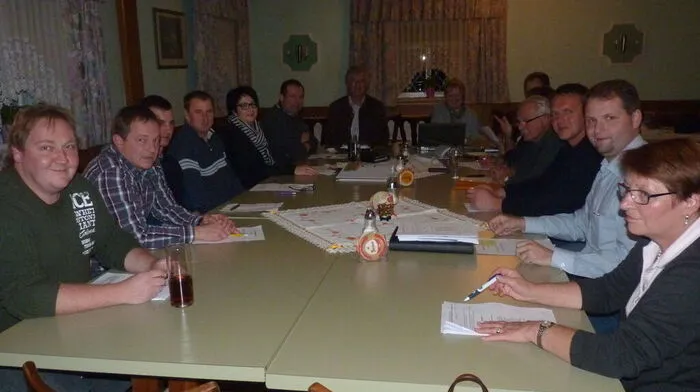 Die Gemeinderäte aus Geistthal-Södingberg tagten kürzlich im Gasthaus Mühlhuber