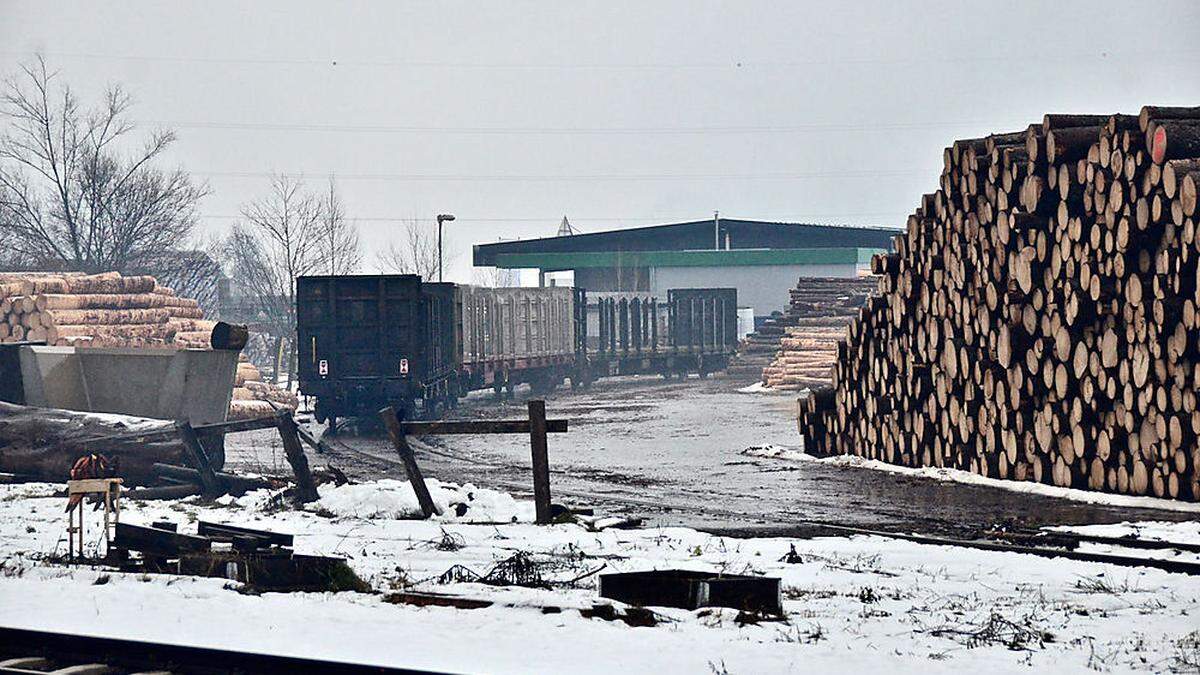 Holztransporte sind nach wie vor auf Dieselloks angewiesen