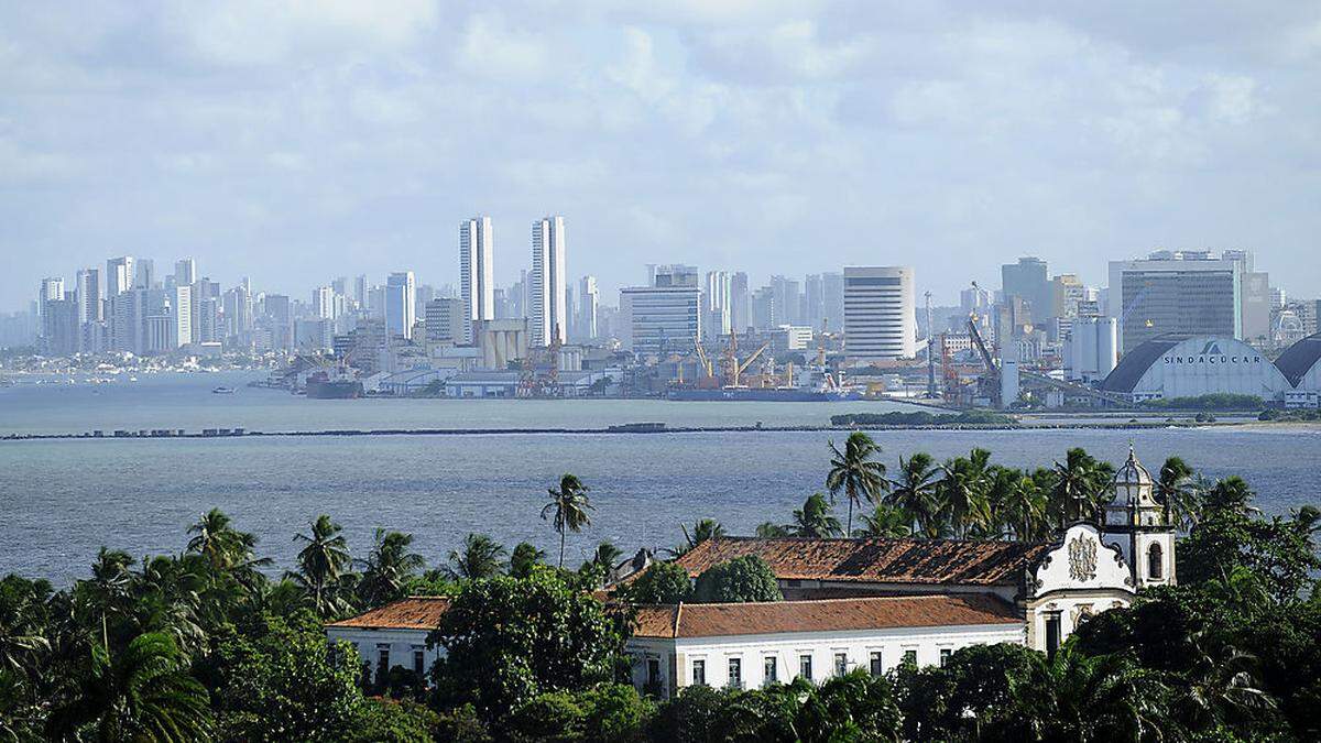 Blick auf die Metropole Recife: Hier wurde der Österreicher getötet