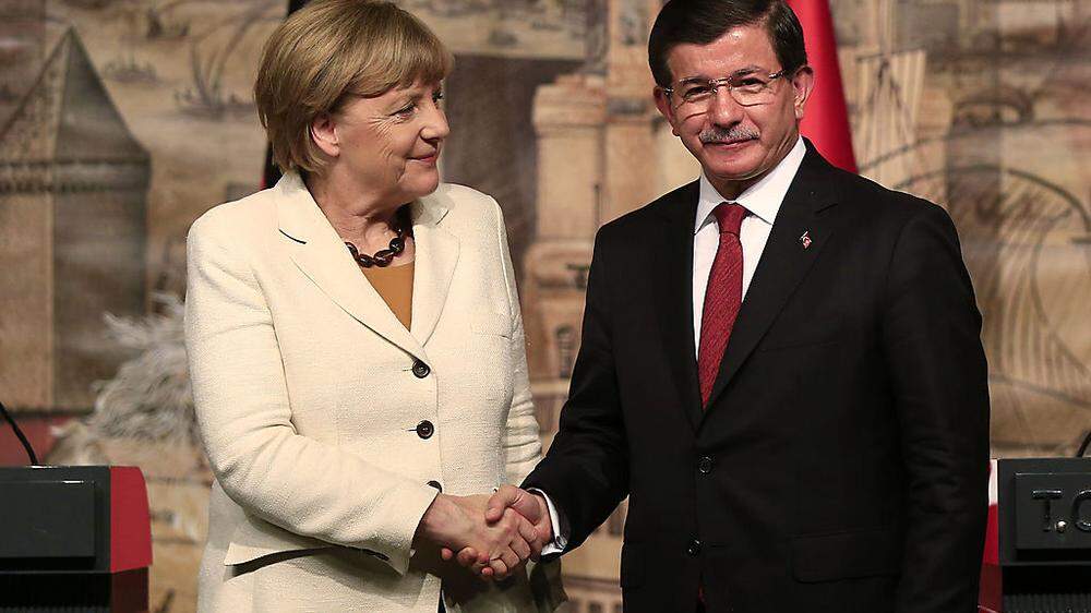 Merkel und Davutoglu