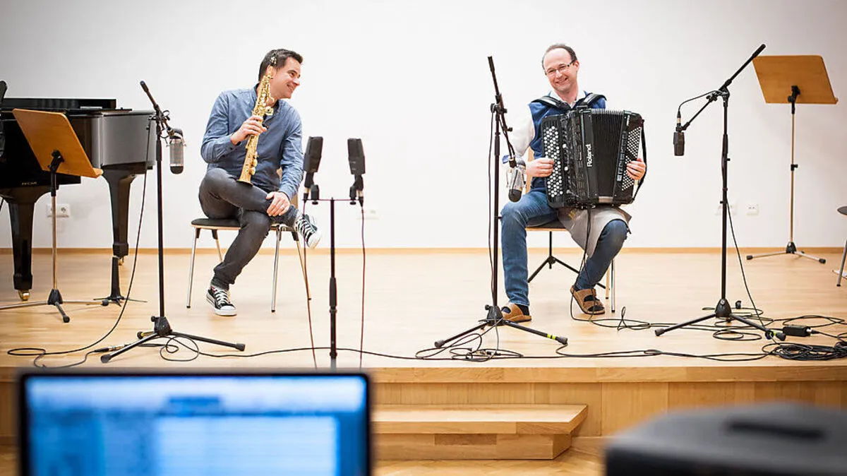 Edgar Unterkirchner und Christian Theuermann sind auf der CD ebenso zu hören