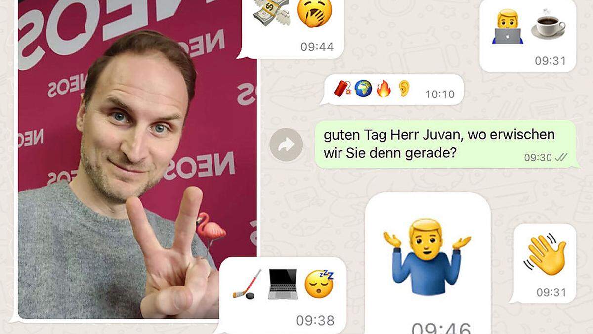 Janos Juvan ist Spitzenkandidat der Neos