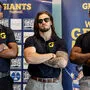 Import-Trio der Giants: Williams, Dickey und Adamas