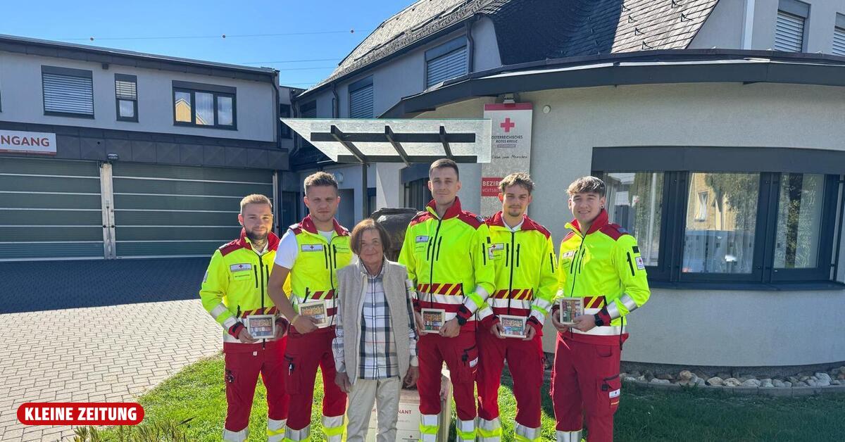 After cardiac arrest: West Styrian woman meets her rescuers