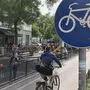 Radweg in der Grazer Innenstadt