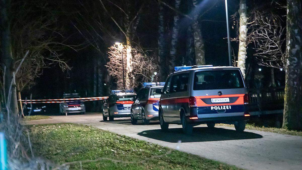 Ein großes Polizeiaufgebot war vor Ort