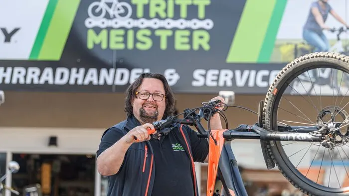 Klaus Messner von Trittmeister in Premstätten: "Bis das neue Rad da ist, kann das schon fünf Monate dauern."
