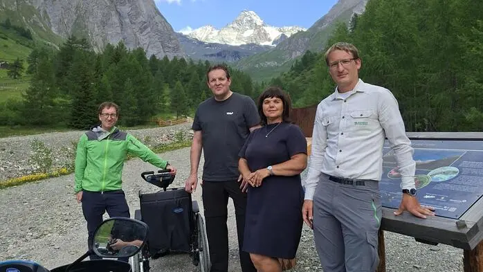Florian Jurgeit, René Zumtobel, Erika Rogl und Alexander Grimm 