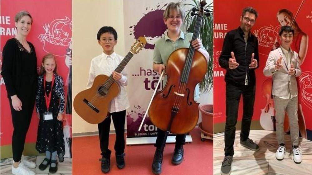 Preisregen beim „prima la musica“ für drei Völkermarkter Musikschulen