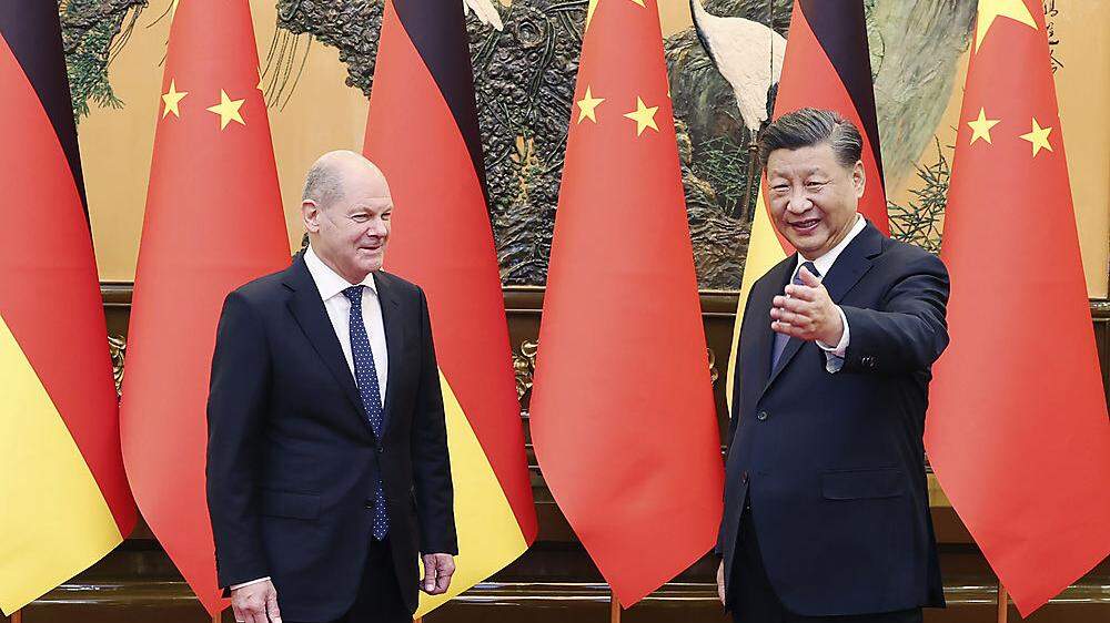 Olaf Scholz, Xi Jinping: Umstrittener Besuch