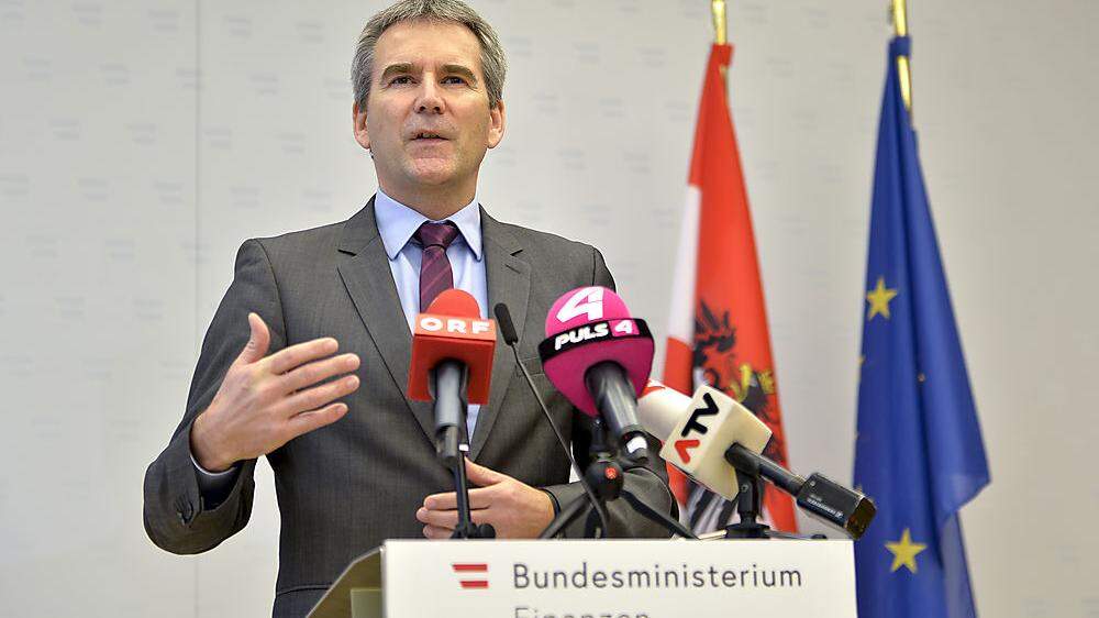 Finanzminister Hartwig Löger