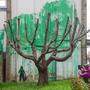 Ein neues Mural in der Nähe des Finsbury Parks in Nord-London sorgt für Spekulationen