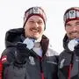 Manuel Feller (links) und Vincent Kriechmayr wurden Zweite