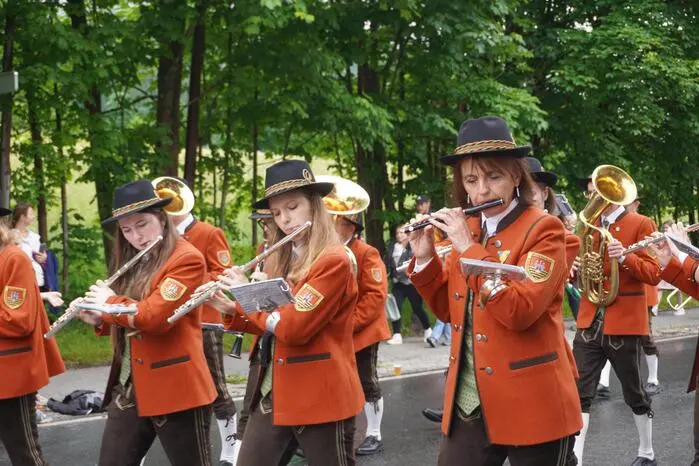Auch musikalisch wurde einiges geboten. Hier die Musikkapelle Burgschleinitz-Kühnring.