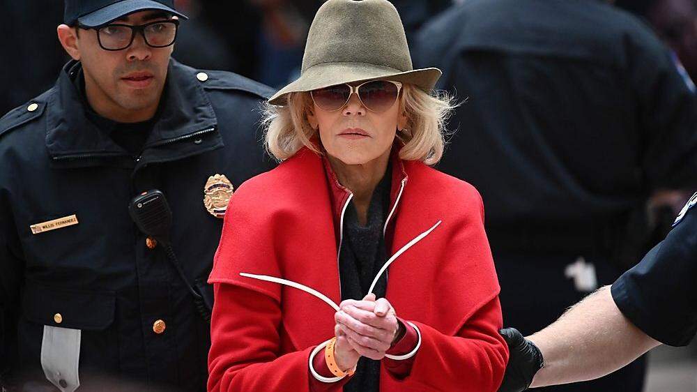 Wurde festgenommen: Jane Fonda