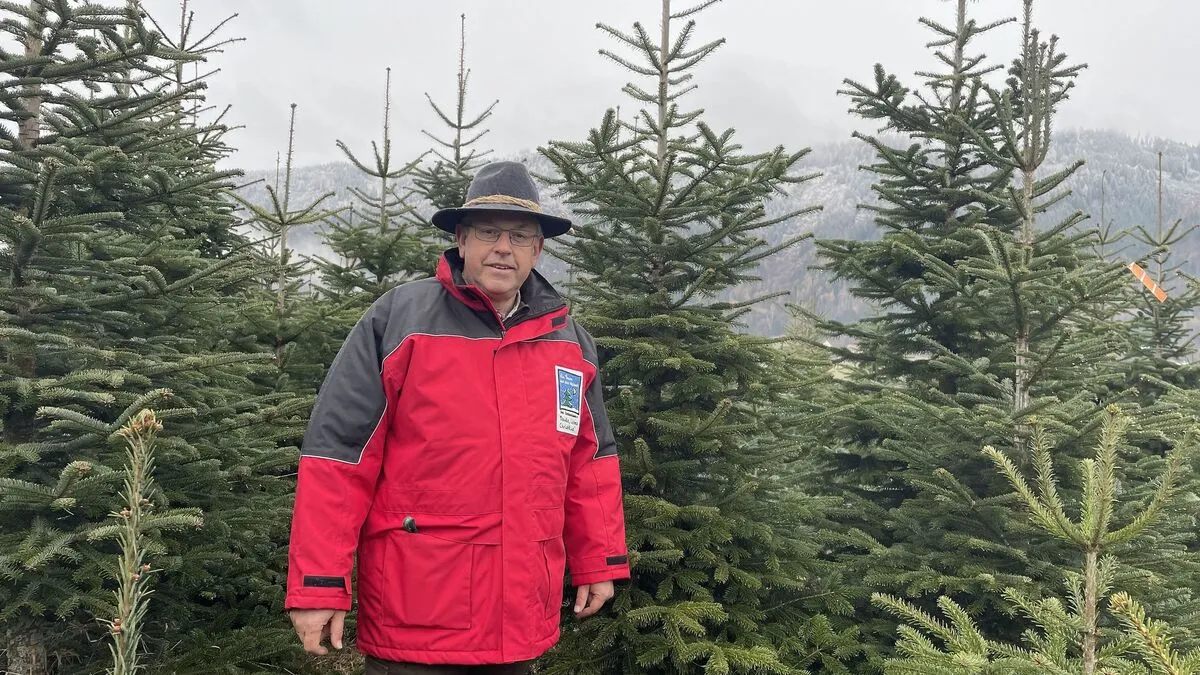 Karl Sackl in seiner vier Hektar großen Kultur in St. Peter ob Judenburg (Murtal)