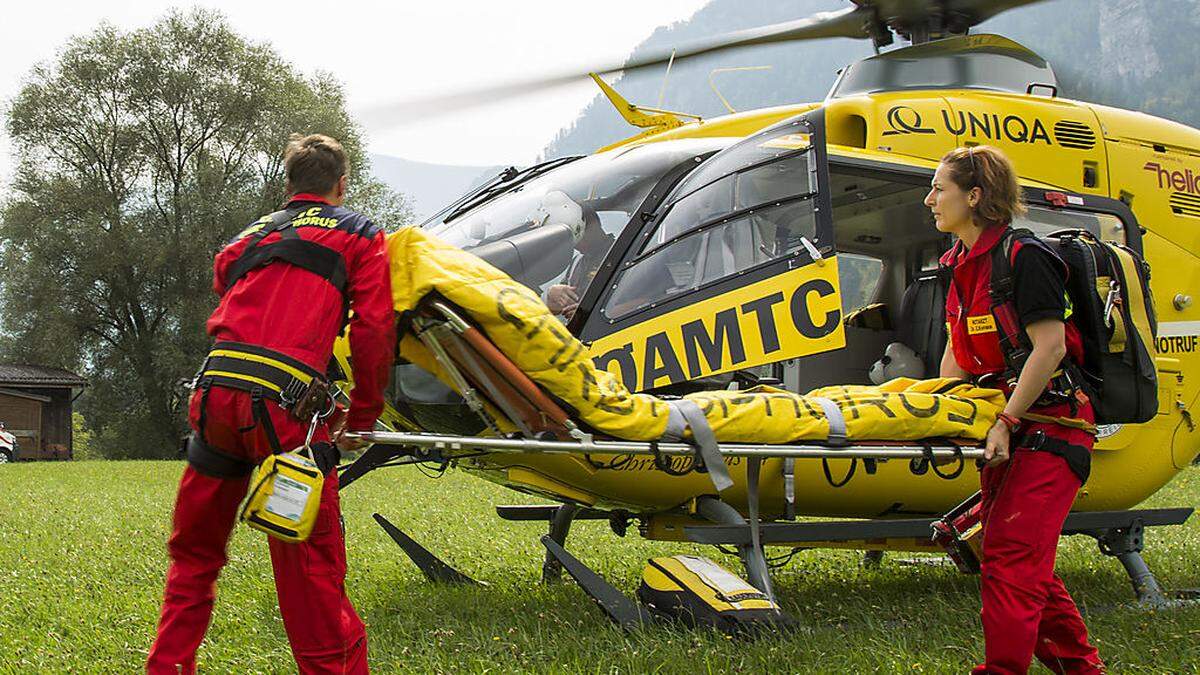 ÖAMTC-Flugretter bargen die Verletzte (Sujetbild).